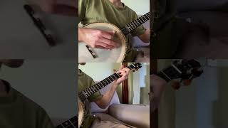 Logan County Blues, two finger banjo 🪕(Tab link in comments) #banjo #traditional #music #shorts