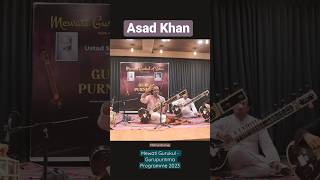 Asad Khan Mishra Khamaj at Mewati Gurukul Gurupurnima Programme 2023 #youtubeshorts #sitar #asadkhan