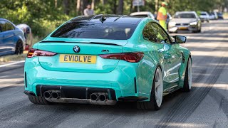 BEST OF BMW M Sounds 2023 ! BURNOUTS, 919HP Single Turbo M4, Manhart MH4 GTR, Widebody M2, Turbo E30