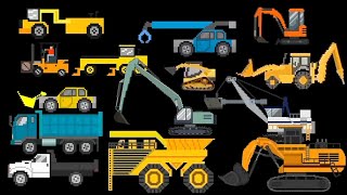 Construction Vehicles 3 - Trucks and Equipment - The Kids' Picture Show