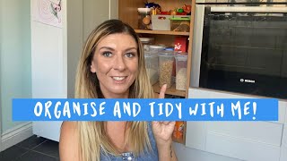 Tidy and Organise My Kitchen Pantry Cupboard - Clean With Me