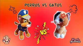 Los GATOS y los PERROS NO pueden ser AMIGOS! Patrulla Canina