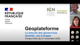 La bascule des Géoservices vers la Géoplateforme au travers de cas d'usages - Replay du 21/11/23