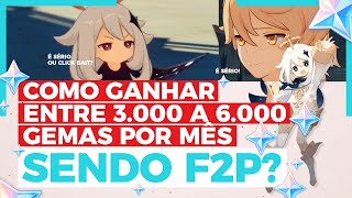 COMO FARMAR GEMAS ESSENCIAIS EM GENSHIN IMPACT SENDO F2P