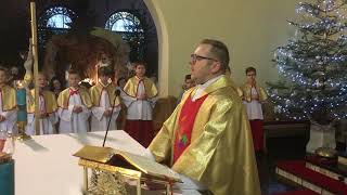 Życzenia wyśpiewał ks. Rafał Wierzbiak na Boże Narodzenie po góralsku (Christmas wishes in  dialect)