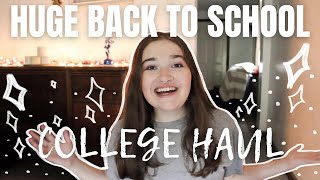 HUGE BACK TO SCHOOL COLLEGE HAUL | thrifting, clothing, and makeup haul