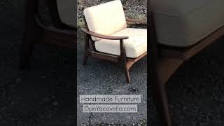 Completed Mid Century Modern Lounge Chair in Walnut