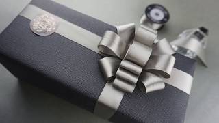 GIFT WRAPPING IDEAS | 禮物包裝+多層蝴蝶结絲帶花打法教學（2021-step by step）