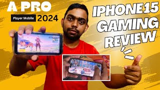 iPhone 15 pubg gaming review, battery heating issues explained in Telegu| iPhone 15 gaming test