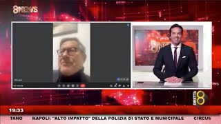 Il Direttore di TGCOM24 PAOLO LIGUORI in un'intervista esclusiva di Claudio Dominech a Canale 8