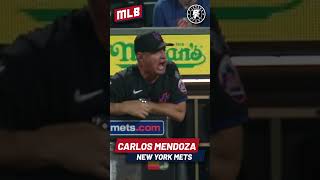 CARLOS MENDOZA ES EXPULSADO TRAS RECLAMAR STRIKES #mlb #mlbvenezuela #newyorkmets