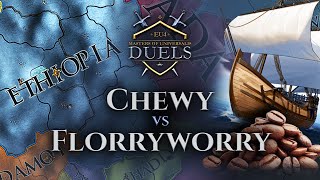 Florryworry vs Chewy - Bean Counters - Masters of Universalis Duels