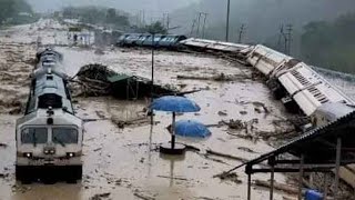 Train rescue after floods hit Assam, India today 🇮🇳 May 16 2022, Haflong