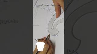 TRANSFORMACIÓN MANGA PROLONGADA MODELO I. Tutorial completo en mi canal de You Tube #patternmaking