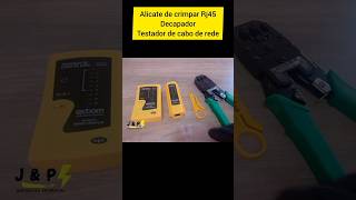 como crimpar cabo de rede Rj45 , como testar cabo de rede Rj45 , como usar alicate de crimpar Rj45