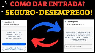 COMO DAR ENTRADA NO SEGURO DESEMPREGO SEM ERRO