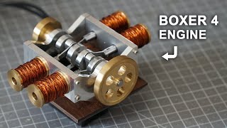 Making a Solenoid Boxer 4 Engine