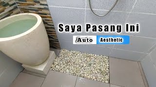 Suasana Jadi Adem dengan Bak Kamar Mandi Aesthetic Terazzo Gentong Teraso