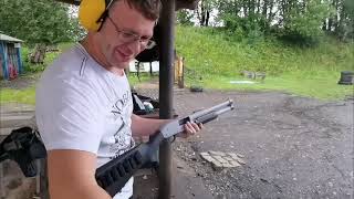 Armscor mod 30. Стрельба преднатягом, сравнили с Mossberg 500.