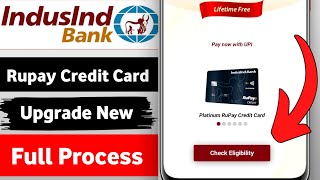 indusind Rupay Credit Card Upgrade Without income Proof | indusind Rupay Credit Card Apply Online