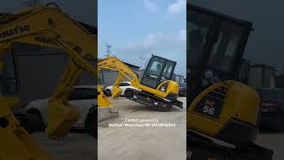 Used Komatsu PC56 excavator for sale in China. 5 tons. Contact Lily for more details.#digger