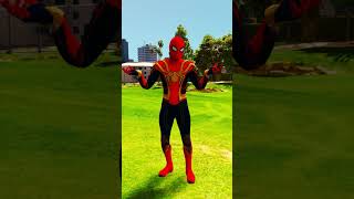 GTA V: SPIDERMAN SAVED BABY SPIDER SUPER BIKE ! #shorts #gta5