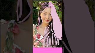 Dyeing wonyoungs hair pink|#wonyoung #hairdye #ibispaintx #kpop #shorts