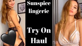 Sunspice Lingerie Try On Haul