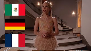 Scream Queens Best Moments in 6 Different Languages