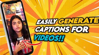 Audio to Captions Generation | Auto Captions for videos | Audio to video #captions #reels #shorts