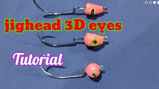 Jighead with 3D eyes tutorial