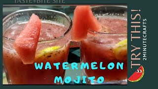 Watermelon Mojito | special drink | mojito recipe | summers drink recipe-2minutecrafts