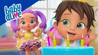 Baby Alive Official 🎁 HAPPY BIRTHDAY Teo! 💕👶🏻 BRAND NEWEPISODE 1 ⭐ Kids Videos and Baby Cartoons