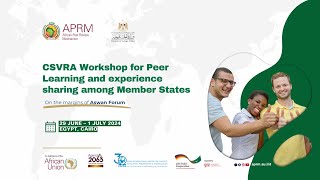 CSVRA/CSVMS Peer-Learning Workshop - Cairo Recap Video