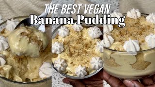 The BEST Vegan Banana Pudding | Pretty Brown Vegan