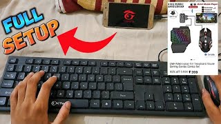 Keyboard or mouse se mobile phone me free fire PC(computer) ke jaise kaise khele full setup tutorial