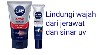 Nivea men acne oil clear dan Nivea men serum spf 50