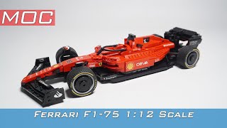 Ferrari F1 F1-75 1:12 Scale LEGO MOC