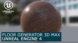 Floor Generator to Unreal Engine 4 | RailClone | Экспорт пола из 3D Max на движок UE 4 | Запекание