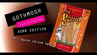 Mr. Squid dried squid snack Review (ASMR Edition)