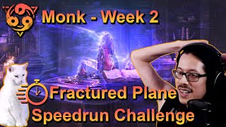 8/24/22 Week 2 Monk - Fractured Plane Speedrun Challenge - Diablo Immortal Gameplay