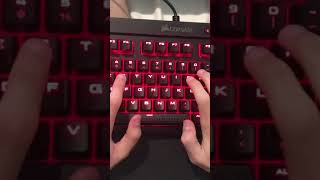 Corsair K63 stock sound test (Cherry MX Red)