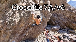 CROCODILE 7A/V6 ⛰️🔥 | Silla del Diablo 😈, CLÁSICOS IMPERDIBLES🌶 #silladeldiablo #bouldering