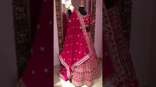 Bridal Gota Patti Handworked Rani Lehenga