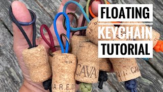 Easy tutorial of the Champagne cork floating keychain