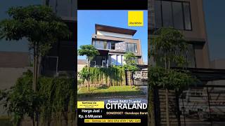 Rumah Baru Citraland Surabaya- Mewah 3 lantai Golf area dekat Palimanan Ciputra Golf -Jual Rp.6 M-an