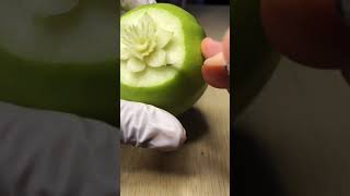 Apple Flower - Carving #shorts