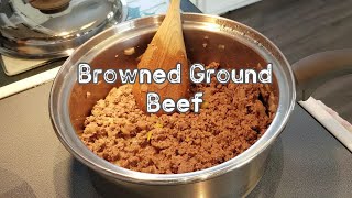 Browning Ground Beef