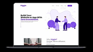 Higgle website design