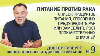 Питание против рака. Список продуктов, способных предупредить или замедлить рост опухолей